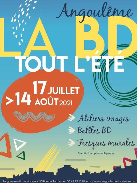 Affiche de l'atelier "La BD toute l'été"