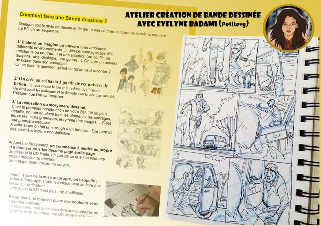 Affiche de l'atelier avec Eveline